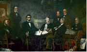 Francis B. Carpenter First Reading of the Emancipation Proclamation of President Lincoln oil painting artist